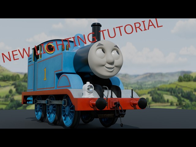 how to make lighting for the cgi Thomas model in blender 5 0 and beyond  tutorial