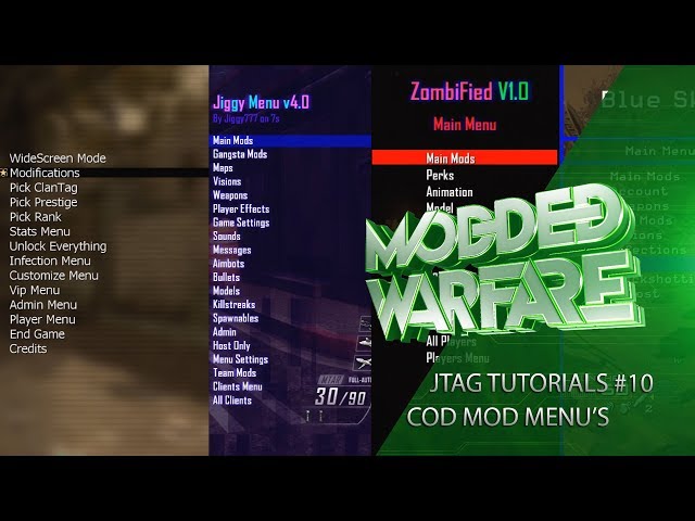 Jtag/RGH Tutorials #10 Installing Call of Duty Mod Menu's