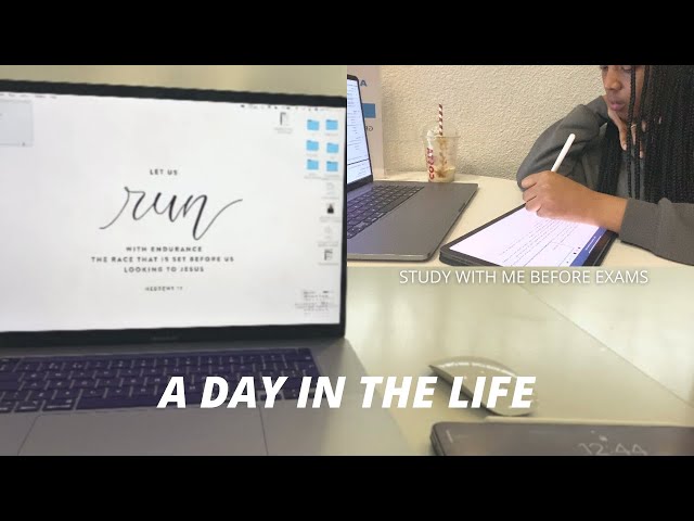 STUDY WITH ME FOR EXAMS | DAY IN THE LIFE OF A DEGREE APPRENTICE