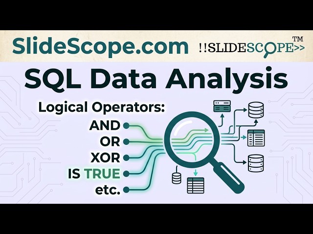 SQL Data Analysis -  Logical Operators AND OR XOR IS TRUE etc.