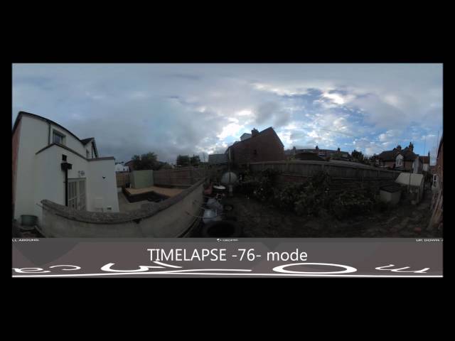 360cam Clouds Timelapse 150 frames 5 seconds 0.08 seconds + Meta