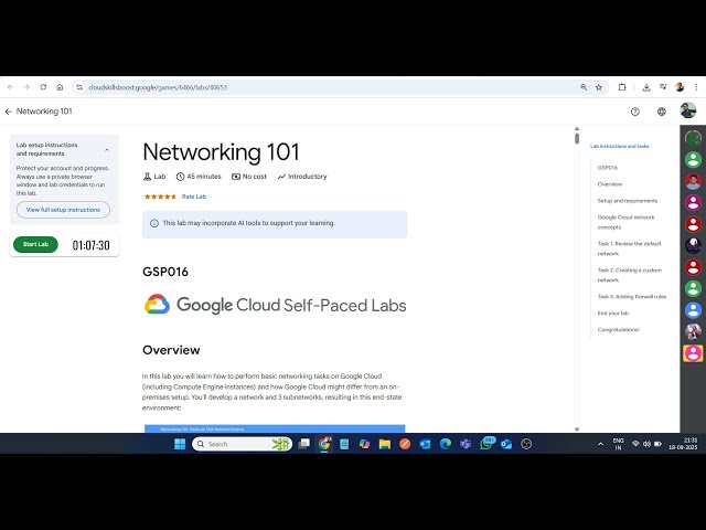 Networking 101 || Lab Solution || Google Cloud Arcade 2025