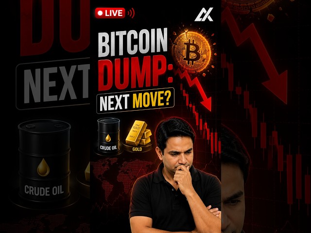 🔴 LIVE Bitcoin Dump: Next Move? | BTC Support & Resistance | #techhelpinhindi #livefeed