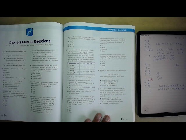 RNA and the Genetic Code: Biochemistry Review: MCAT Study