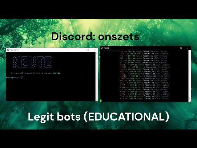 NEUTE NEW EXPLOIT | HOW TO LOAD BOTS TO MIRAI NET | EXP | L4/L7 POWER | BOTNET RAW |  (EDUCATIONAL)