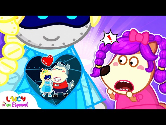 💖🤖 ¿Qué hay dentro de MI CORAZÓN? 😱 Lucy Descubre el Secreto del Robot Elsa + Más🌈@LucyEnEspanol