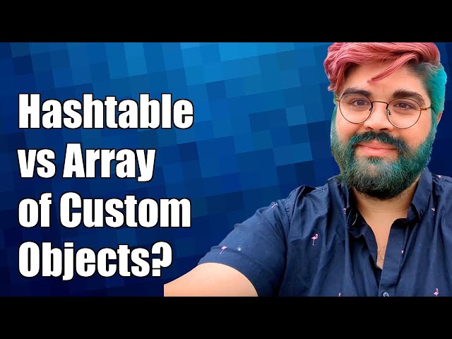 Hashtable vs Array of Custom Objects: Which is Better for Iteration?