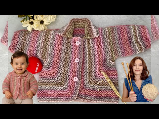 Baby Surprise Knitted Cardigan | Baby Surprise Jacket by Elizabeth Zimmermann