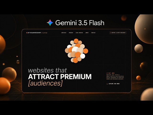 I Built a $15,000 Interactive Website Using Gemini 3.5 Flash (0 Code)