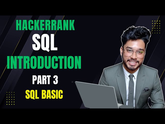 Hacker Rank SQL Question Solve| Beginner Level