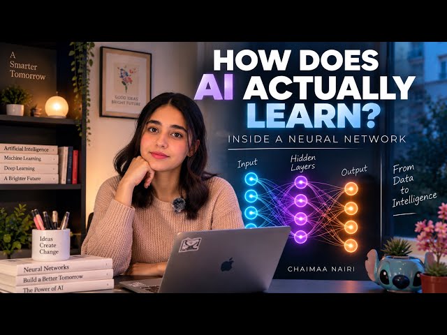 How Does AI Actually Learn? Inside a Neural Network | Chaimaa Nairi