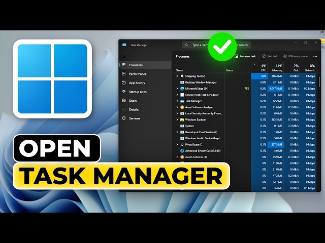 How to Open Task Manager on Windows (2026)