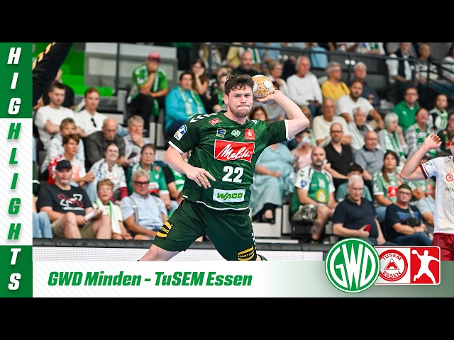 Highlights GWD Minden vs. TuSEM Essen | 2. Handball-Bundesliga | Matchday 2 2026/27 Season