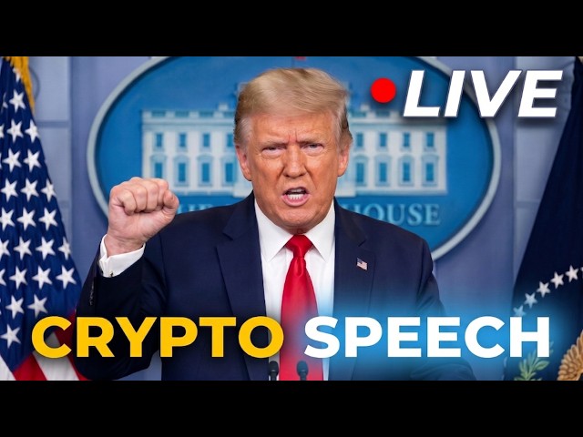 🔴 TRUMP CRYPTO SPEECH LIVE