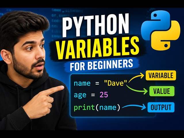 Python for Beginners #3 | Master Python variables in less than 20 minutes.