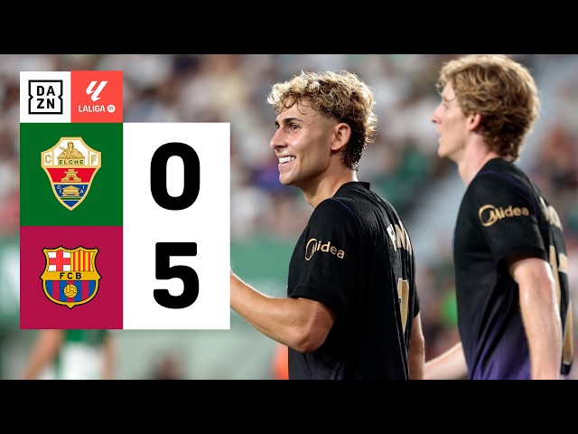 Elche CF vs FC Barcelona (0-5) | Resumen y goles | Highlights LALIGA EA SPORTS