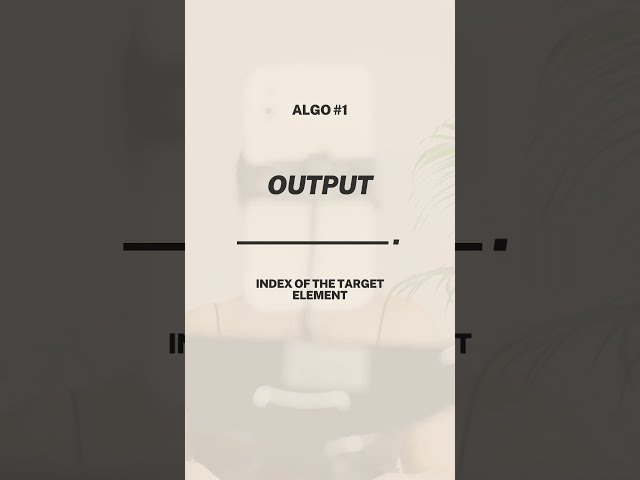 Linear Search | byte size DSA