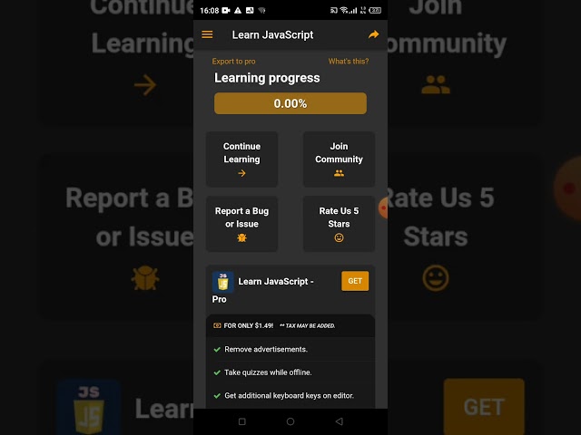 Best App to learn JavaScript for free