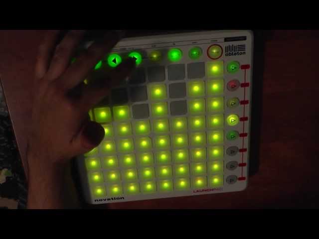 Play the Ableton Push on a Novation Launchpad - Launchpad95 explanation and performance