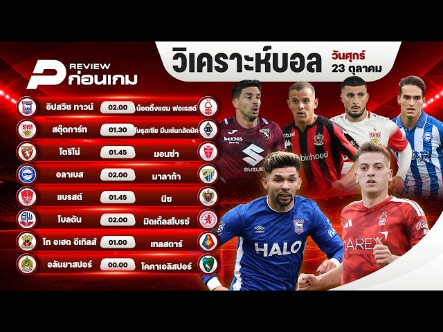 Football Analysis for Oct 23, '26 | Ipswich Town vs. Nottingham Forest + Tonight's Featured Match...
