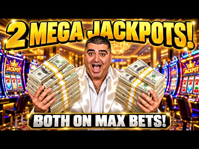 2 MEGA JACKPOTS On Both Slot Machines | $1,800 - $2,500 MAX BETS