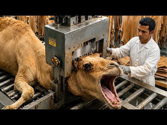 Inside the Giant Camel Wool Factory : How Premium Products are Made