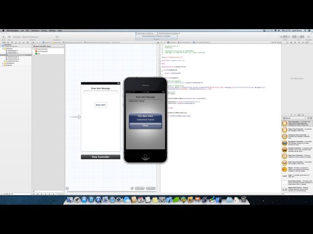 Xcode 4.5 Tutorial - UIAlertView