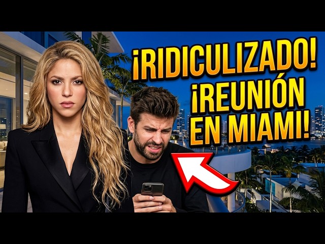 SHAKIRA LASHES OUT at GERARD PIQUÉ after REUNITING IN MIAMI FOR THEIR CHILDREN!