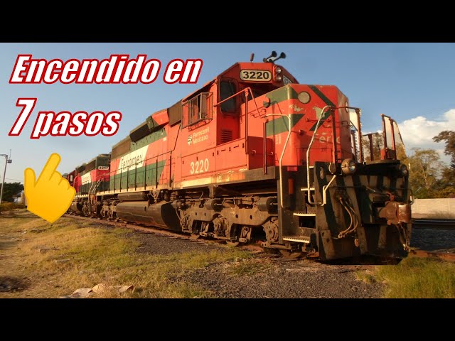 encendido de una locomotora diesel