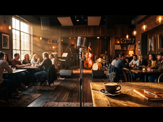 Golden Evenings: Relaxing Acoustic Jazz & Bossa Nova for Coffee Shops