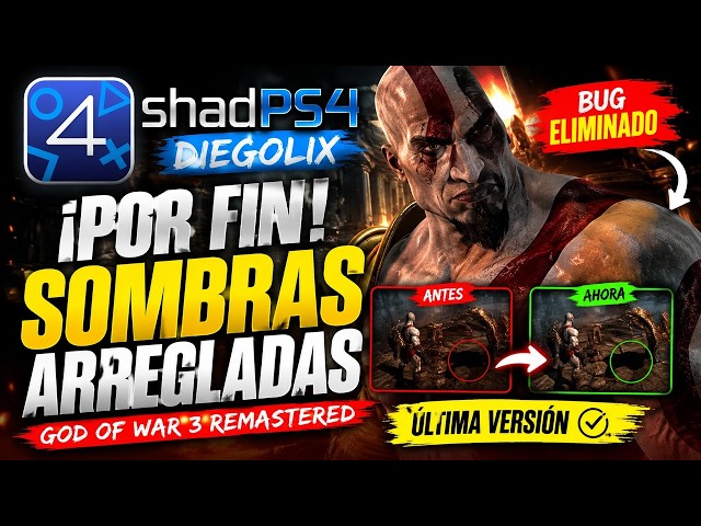 ✅ ShadPS4 Diegolix FINALLY FIXES God of War 3 Remastered: Goodbye Shadow Bug!