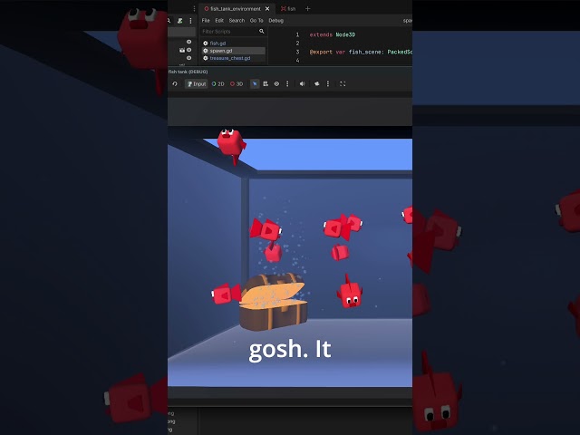 Making a Steam Game - E34 - Animating the treasure chest and bubbles in Godot #godot