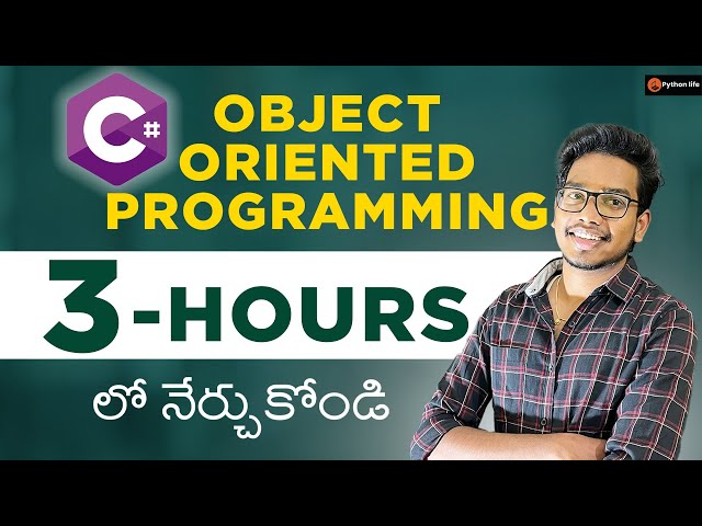 oops in c# | object oriented programming c# in telugu | c# telugu