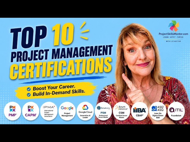 Top 10 Project Management Certifications