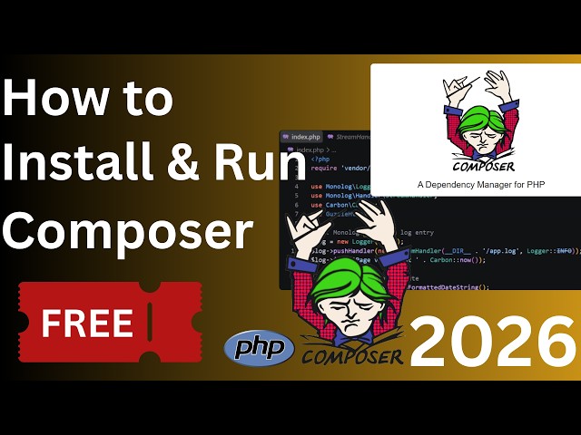 How to Install Composer and Run Your First PHP Project (2026) | Step-by-Step