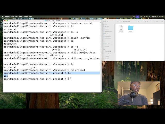 Bash Shell scripting basics 2 - mkdir, touch, hidden files, rm