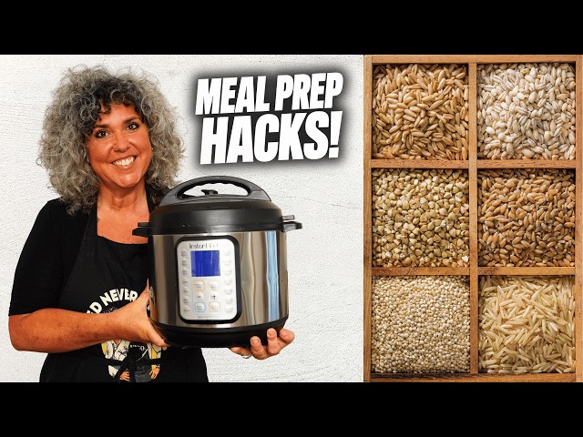 How to Cook 6 Whole Grains PERFECTLY in Your Instant Pot | Meal Prep Made Easy