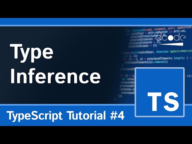 Type Inference - TypeScript Programming Tutorial #4