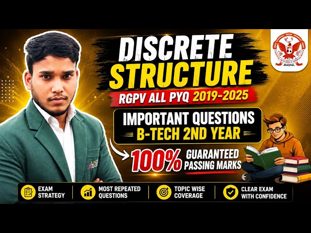 Discrete Mathematics #rgpv important question Unit 1 5th all pyq question #rgpv most important Topic