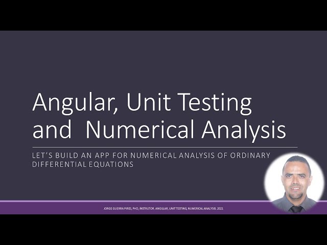 Angular, Unit Testing, Figma, and Numerical Analysis | promotional