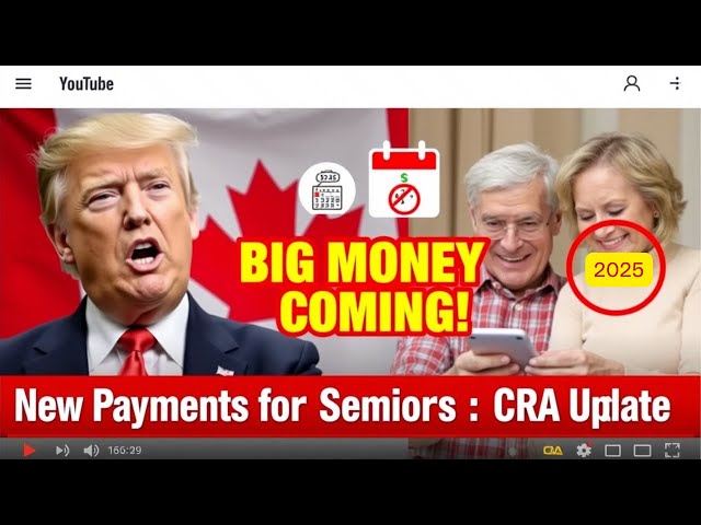 "BIG Money for Canadian Seniors! CRA Confirms New OAS & CPP Payments – May 2025 Update 🔥"