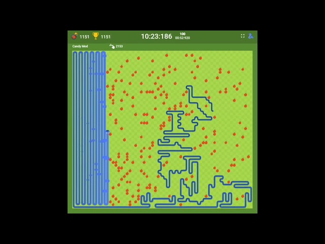 BIGGEST MAP ON GOOGLE SNAKE GAME