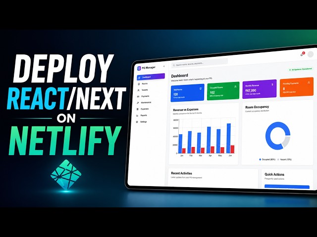 How to Deploy React & Next.js App to Netlify for FREE | Step-by-Step Tutorial