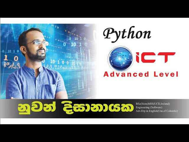 ICT A/L Python - Part 1 (Programming Languages Introduction)
