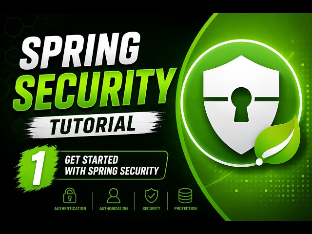 Spring Security Tutorial 1 | Authentication & Authorization | Spring Boot | Dev With Pradeep