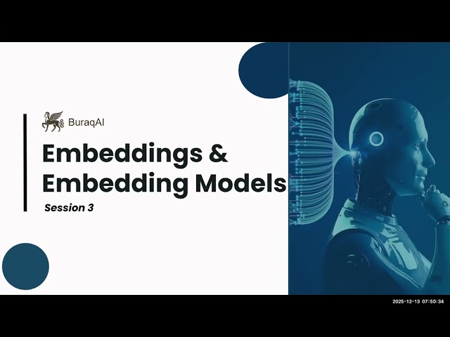 AgenticAI Session3  Embeddings, Embedding Models & RAG