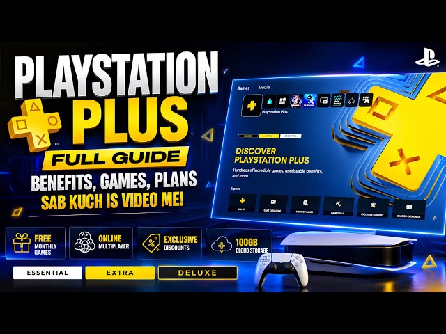 PlayStation Plus 2026 Games 🎮 Essential, Extra & Deluxe Explained 🔥