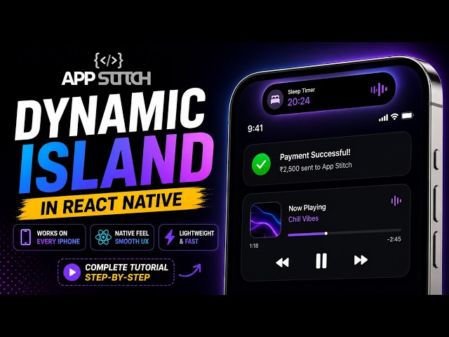 I Recreated Apple’s Dynamic Island in React Native 🤯