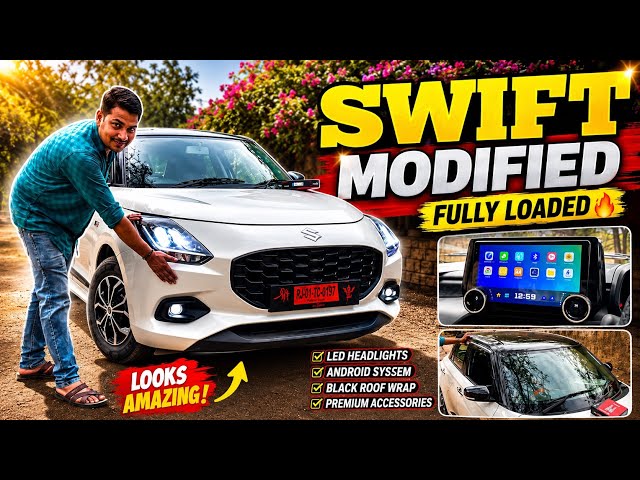 SWIFT Base to Top Modification With Price ✅ Swift LXI to ZXI Modified With Price ✅