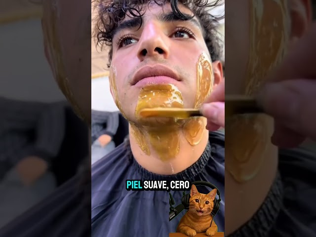 😮‍💨 Depilación de barba con cera: una técnica que elimina el vello desde la raíz #cera